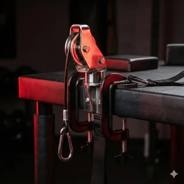 Table Pulley System with Clamps