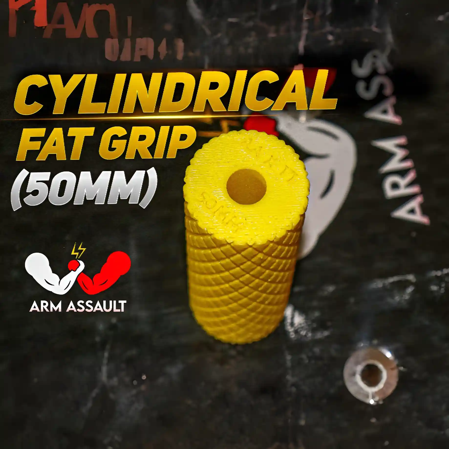 50mm Cylindrical fat grip