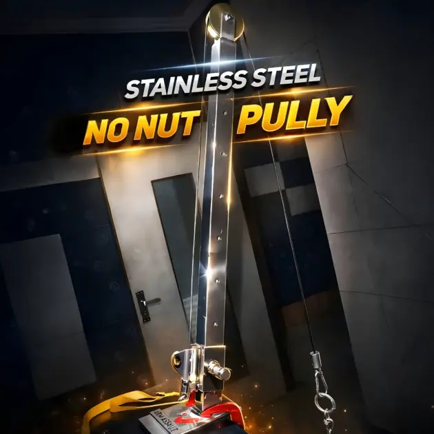 Stainless steel no nut pulley with Clamp