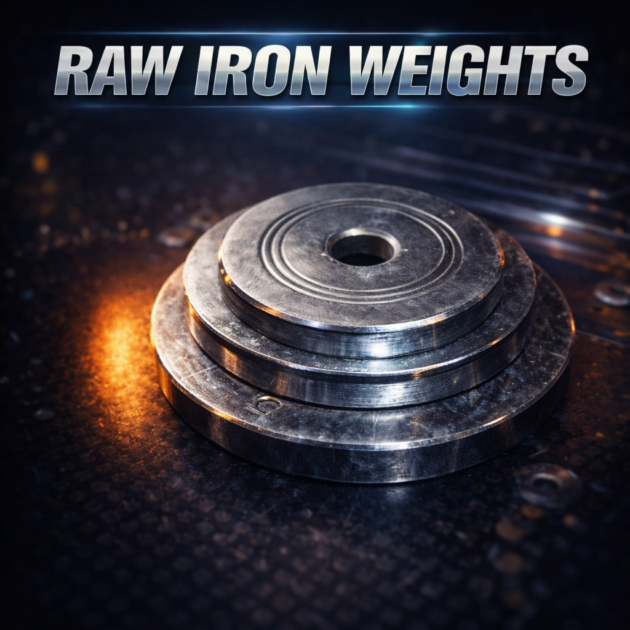 RAW Iron weights (130/kg)